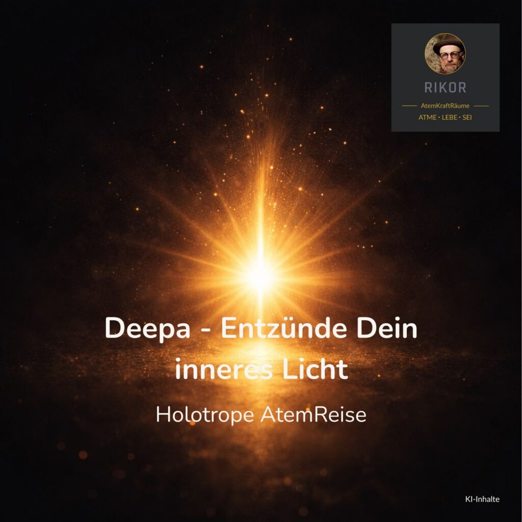 Deepa-Cover. Ein strahlendes Kerzenlicht auf dunklem Hintergrund
